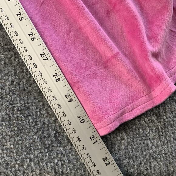 Vintage Y2k Juicy Couture Sleepwear Drawstring Pants Pink Velour Womens Size M - Picture 8 of 14